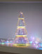 Large Iridescent Light Up Tree Decoration